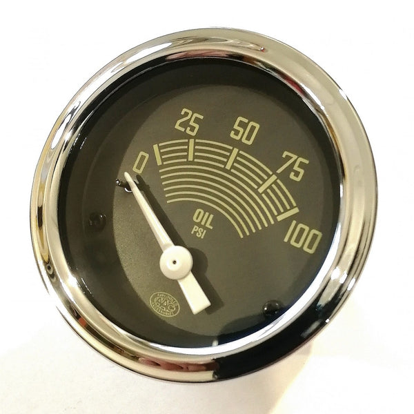 52mm Analog Oil Pressure Gauge (12V) With Sender – Fits VW Beetle, Splitscreen & Bay