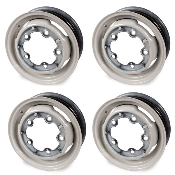 Splitscreen 15" steel wheels x 4 (set of 4 rims)