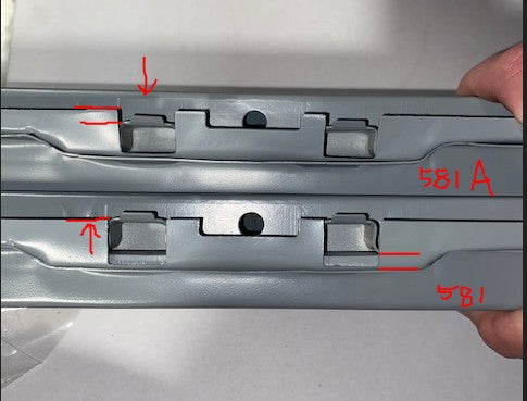 Split Screen Bus mid 1963 -67 Cargo Door Rocker / Sill Panel