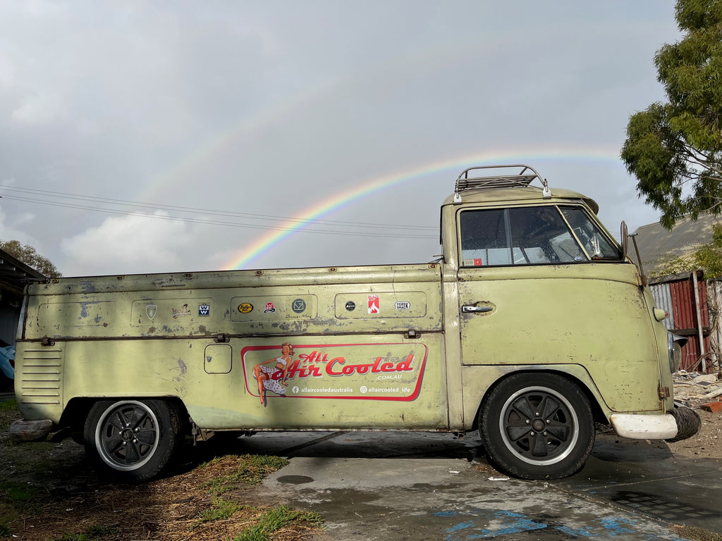 Splitscreen UTE rear window glass 1955-65 & barndoor 50-55