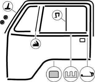 wolfsburg west door rubber kit 211837001