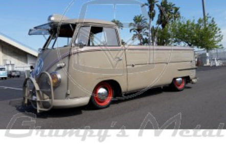 1951-1967 Split Window Single Cab Polished aluminum body molding